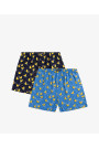 Bokseriai Summer Duck 2MBX-047 2-pack Blue-Navy - Apatiniai Šortai
