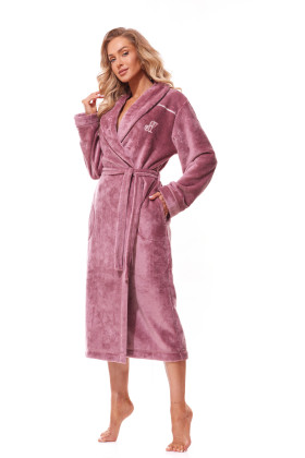 Chalatas Lux Long 2312 Old Rose - Chalatai