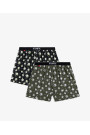 Bokseriai Blazy Tom 2MBX-038 2-pack Green-Black - Apatiniai Šortai
