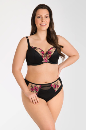Liemenėlė Gaby K101/1 Juoda - Minkštos Liemenėlės