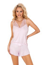 Pižama Amelia 1/2 Light Pink Top Rožinė šviesi - Pižamos moterims