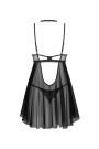 Naktinukai Donarella babydoll + stringi Juoda - Seksualūs Naktinukai