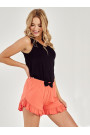 Pižama Ines 3102 Orange Black - Pižamos moterims