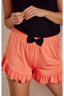 Pižama Ines 3102 Orange Black - Pižamos moterims