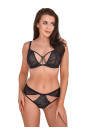 Liemenėlė 1208 CBE Juoda su smėline - Minkštos Liemenėlės