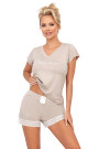 Pižama Simply 1/2 Light Beige - Pižamos moterims
