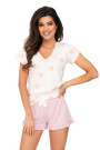 Pižama Sweet 1/2 Powder Pink Rožinė pudros - Pižamos moterims