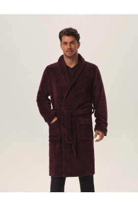 Chalatas Hustle 41935-93X Bordo - Chalatai Vyrams