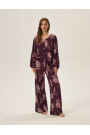 Pižama Fleur 42020-93X Violetinė - Pižamos moterims