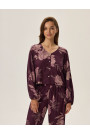 Pižama Fleur 42020-93X Violetinė - Pižamos moterims