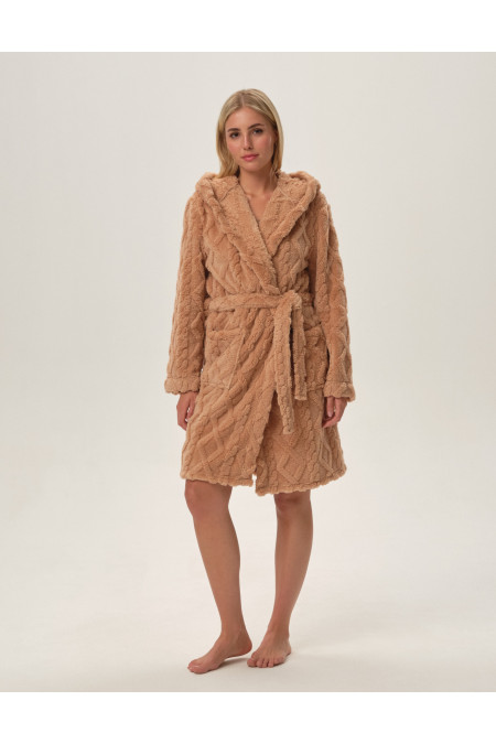 Chalatas Fredda 41955-80X Smėlio - Chalatai
