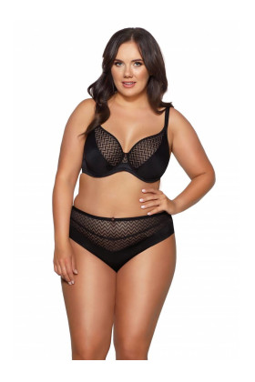 Liemenėlė Bralette 2103 Maxi Black Juoda - Minkštos Liemenėlės