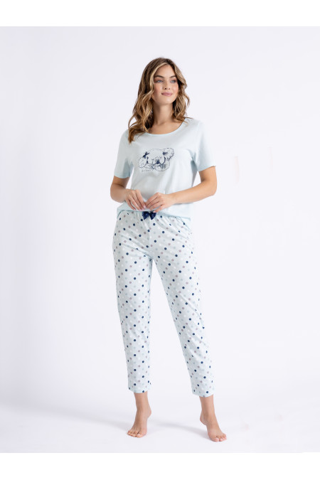 Pižama Odette 1414 Baby Blue - Pižamos moterims
