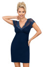 Naktiniai marškiniai Ismena Dark Blue - Naktinukai
