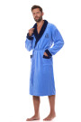 Chalatas Diego Long 2458 Blue Mėlyna (blue) - Chalatai Vyrams