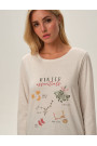 Pižama Florencia 41902-80X Smėlio - Pižamos moterims