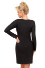 Naktiniai marškiniai Silvana Long Black Juoda - Naktinukai