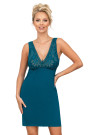 Naktiniai marškiniai Silvana Sea Green Sea Green - Naktinukai