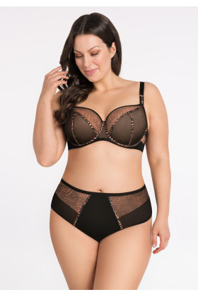 Liemenėlė Gisel K879 Juoda - Minkštos Liemenėlės