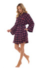 Medvilninis Chalatas Roxy Short 2474 Dark Blue - Chalatai