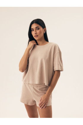 Pižama Nilsa 42780-08X Smėlio 92 - Pižamos moterims